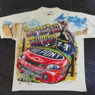 🥇เสื้อยืด NASCAR วินเทจ OVP DUPONT Racing ปี 1998  น่าสะสม สภาพดีๆหายากครับ🏆 ..