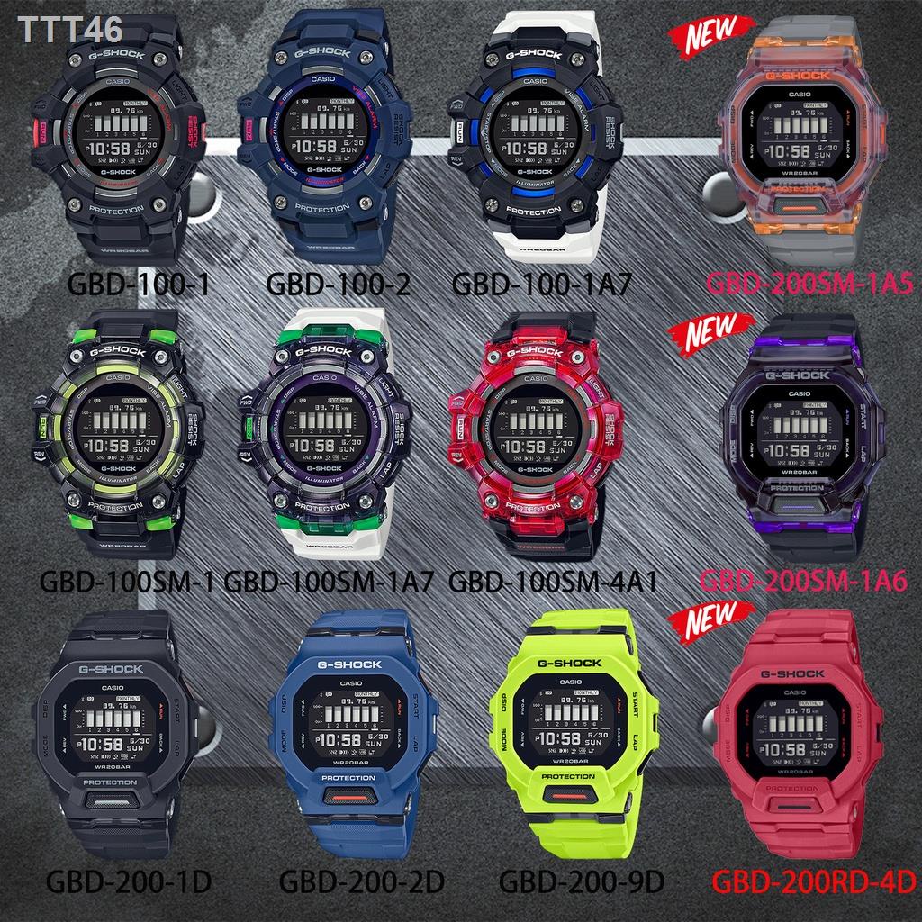 ﹍◙ใหม่ล่าสุด! นาฬิกาผู้ชาย Casio G-Shock Smart watch GBD-100/GBD-100SM/GBD-200 ของแท้ รับประกัน 1 ปี