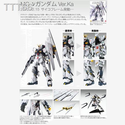 ❇☇◕(พร้อมส่ง) MG 1/100 Nu Gundam Ver.Ka