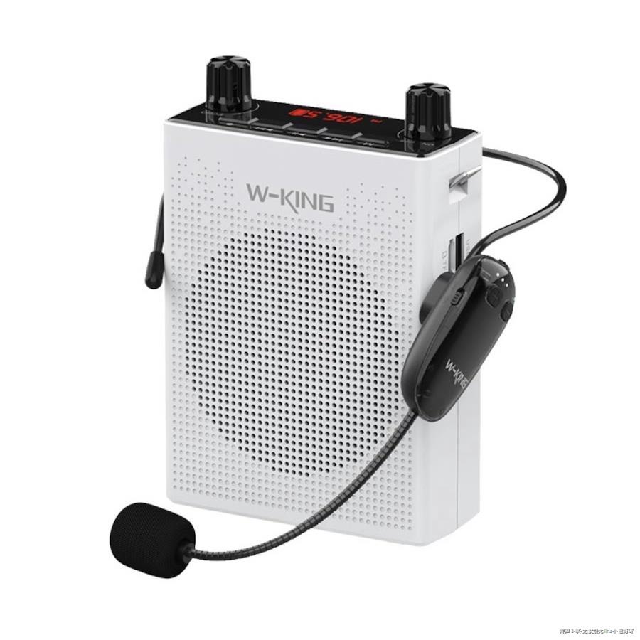 №2023ใหม่ล่าสุด W-KING KS16 ลำโพงขยายเสียง ไมค์ช่วยสอน ใช้งานแบบ Bluetooth ลำโพงพกพาง่าย ลำโพงบูลทูธ