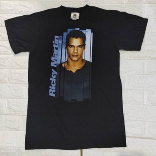 เสื้อยืดวินเทจ นักร้องดังยุค90* Ricky Martin dead stock ปี1999