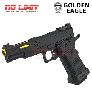 บีบี กันอัดแก๊ส Golden Eagle 3336 โมเดล Hi-CAPA 5.1 แต่งซิ่ง แถมฟรีอุกกรณ์พร้อมเล่น มีกล่องเคสแข็งให้ สินค้ามือ 1