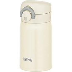 Thermos เทอร์มอส ขวดน้ำมือถือเครื่องดูดฝุ่นขวดน้ำ สีขาวธรรมชาติ 0.25L JOP-250 NW k1317