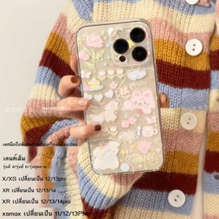 เคสโทรศัพท์ เคสโทรศัพ xr ดัดแปลง 13pro รุ่นสุดยอดโทรศัพท์มือถือเปลือกป้องกันการหล่น xr ดัดแปลง 14pro ใหม่ฟิล์มเลนส์ใ