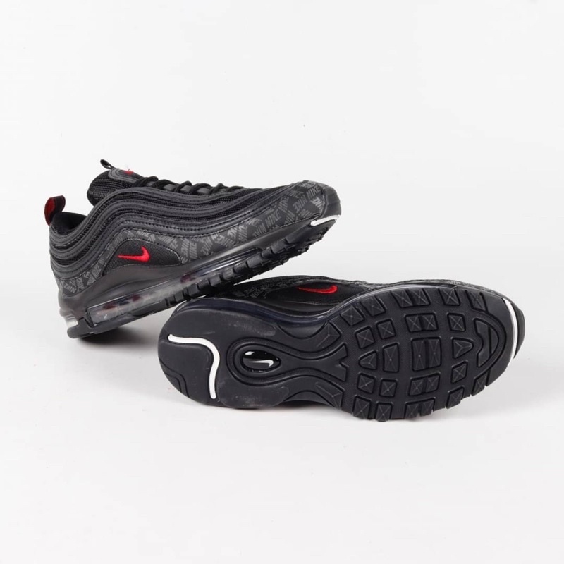 ☄❇✠ของแท้ 100% Nike Air Max 97 Reflective Logo Blackรองเท้าผ้าใบผู้ชาย
