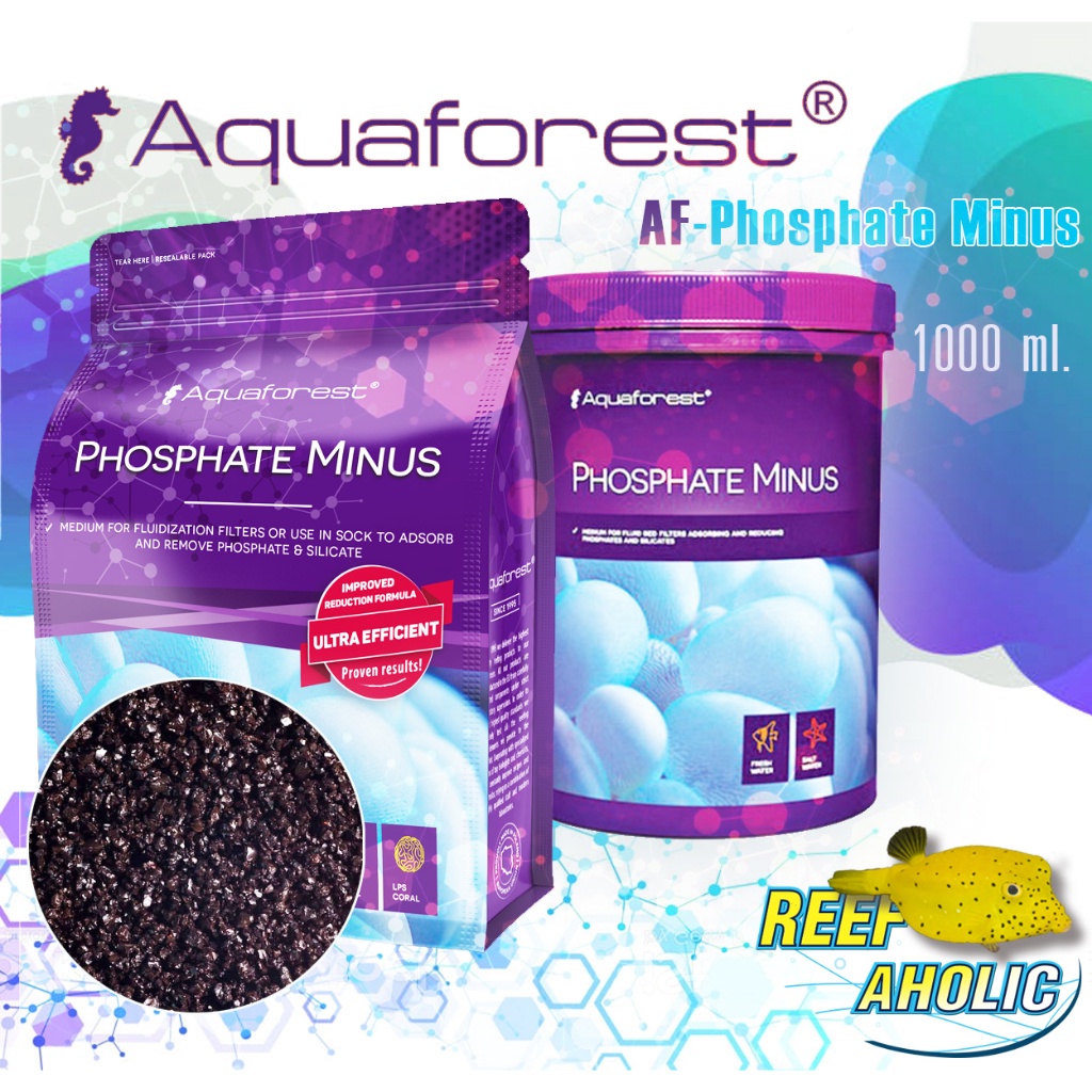 Aquaforest Phosphate Minus 1000 ml สารกำจัดฟอสเฟต ที่เชื่อมือได้ ใช้ปุ๊บดูดหาย ดูดหาย ใคร ๆ ก็ว้าว