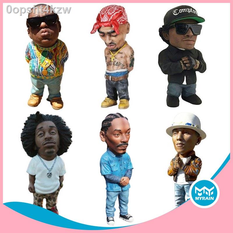 Hip Hop Rapper Bro Shakur Snoop Dogg Action Figure 2Pac Shakur B.I.G. Notorious Biggie Rap Star Figu