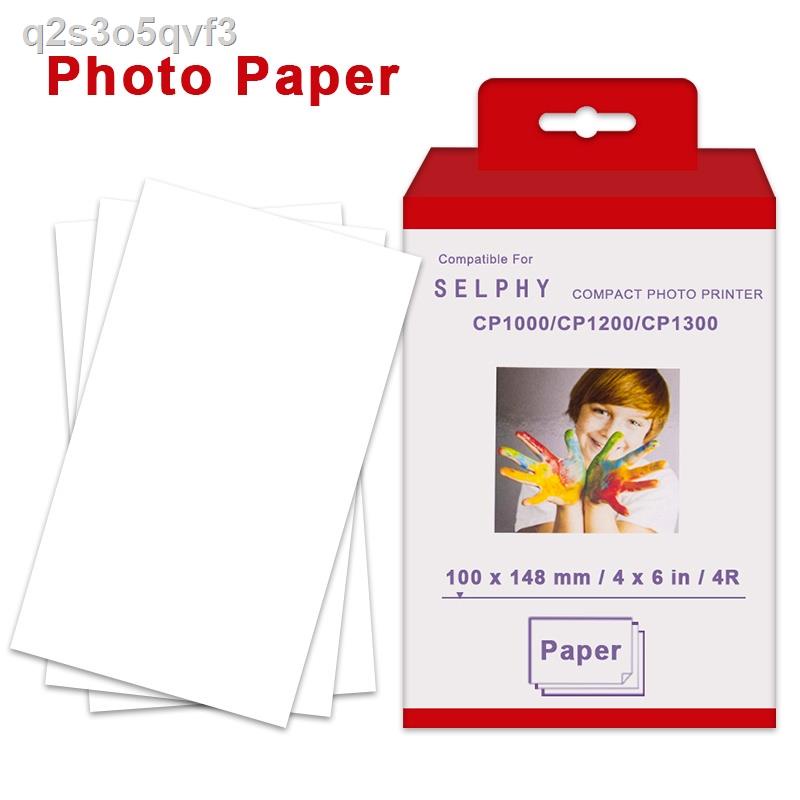 Photo Paper Compatible Canon Selphy CP1300 CP1200 CP1000 CP910 CP900 for Canon Selphy Paper 6 Inch KP108IN KP36IN 【No Ca