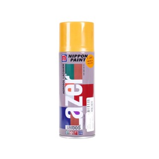 THE RICH BUYER NIPPON PAINT LAZER สีสเปรย์ 400 ซีซี รุ่น L241 สีเหลือง สีสเปรย์ สีพ่น สีกระป๋อง