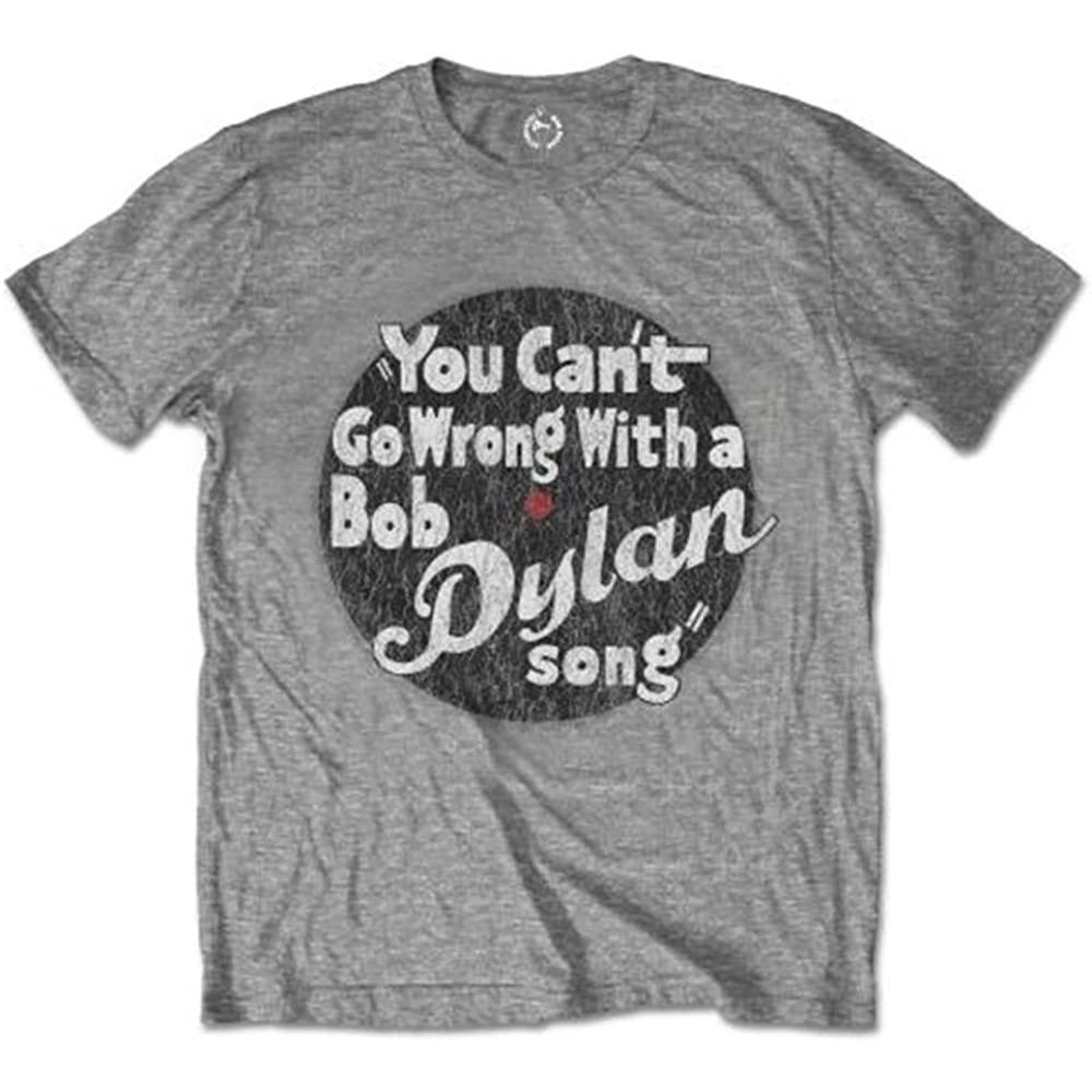 Bob Dylan Men's You Can't Go Wrong Cotton T Shirt : Clothing  Shoes & Jewelry