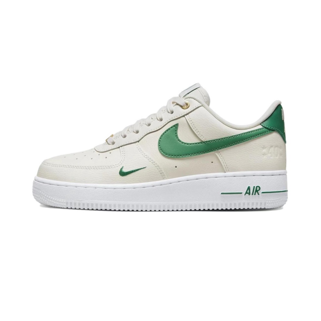 ▲℗✓✨ รุ่นฮิต ของมันต้องมี✨ Nike Air Force 1 Low '07 se "off-white green" ของแท้ 100%รองเท้าผ้าใบผู้ชาย