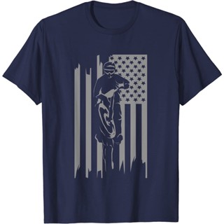 เครื่องแต่งกาย American Flag Motocross - เสื้อยืด Motocross Dirt Bike : เสื้อผ้า รองเท้า และเครื่องประดับ