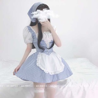 Alice in Wonderland Maid ชุดสูทผู้หญิงเจ้านาย Lolita แม่บ้านน่ารัก cos