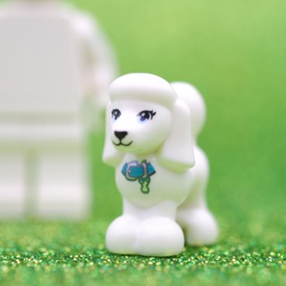 LEGO White Poodle Dog ANIMAL - LEGO® Authentic เลโก้แท้