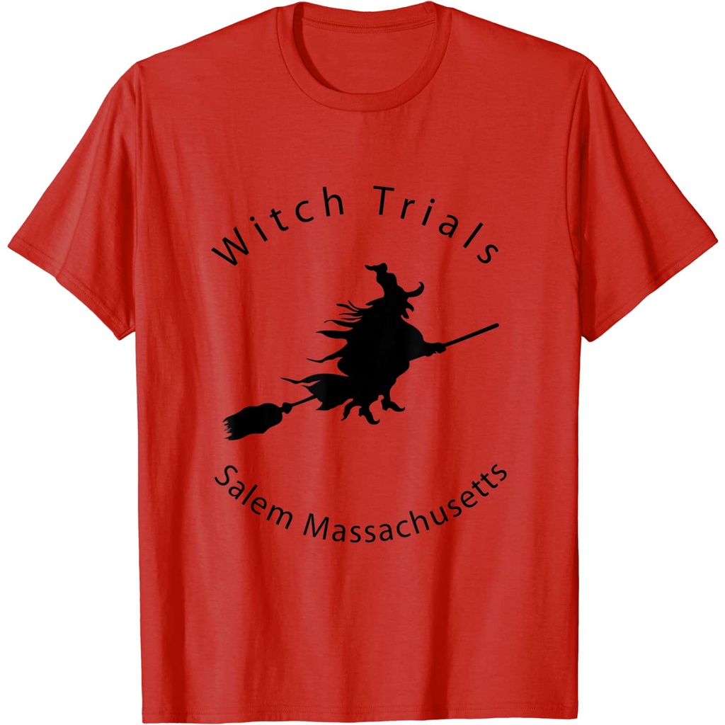 Salem Massachusetts Witch Trial - เสื้อยืดบินบนไม้กวาด