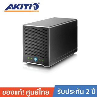 AKITIO Thunderbolt2 QUAD Mini 4 bays Enclosure 20GB/s 4K Workflow Black (ฟรีสายThunderbolt)