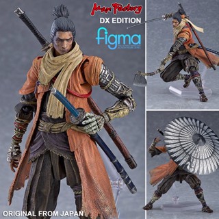 งานแท้ Max Factory Figma ฟิกม่า Sekiro Shadows Die Twice เซกิโระ แชโดวส์ดายทไวซ์ Wolf หมาป่าแขนเดียว เซคิโระ DX Edition