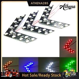 [COD]➤ไฟเลี้ยวติดกระจกมองหลัง 14SMD LEDs อุปกรณ์เสริม สําหรับรถยนต์ 2 ชิ้น