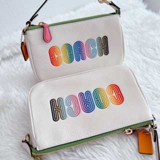 📮(พร้อมส่ง)NEW Coach Nolita 19 With Rainbow Coach ขนาด 7.5 นิ้ว