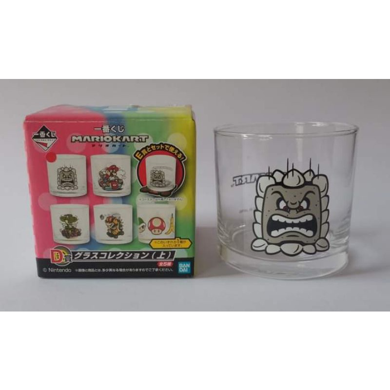 SUPER MARIO KART Glass JAPAN Nintendo/Bandai Spirits/Ichiban Kuji prize