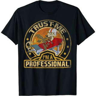 Looney Tunes Wile E. Coyote Trust Me Im A Professional เสื้อยืดแขนสั้น