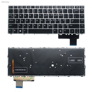 Replacement for HP EliteBook Folio 9470M 9470 9480 9480M 702843-001 US Laptop Keyboard Silver