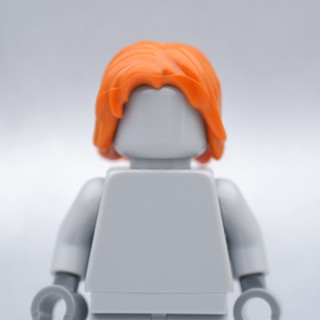 LEGO Orange Mid-Length Hair HAIR - LEGO® Minifigures Authentic เลโก้แท้