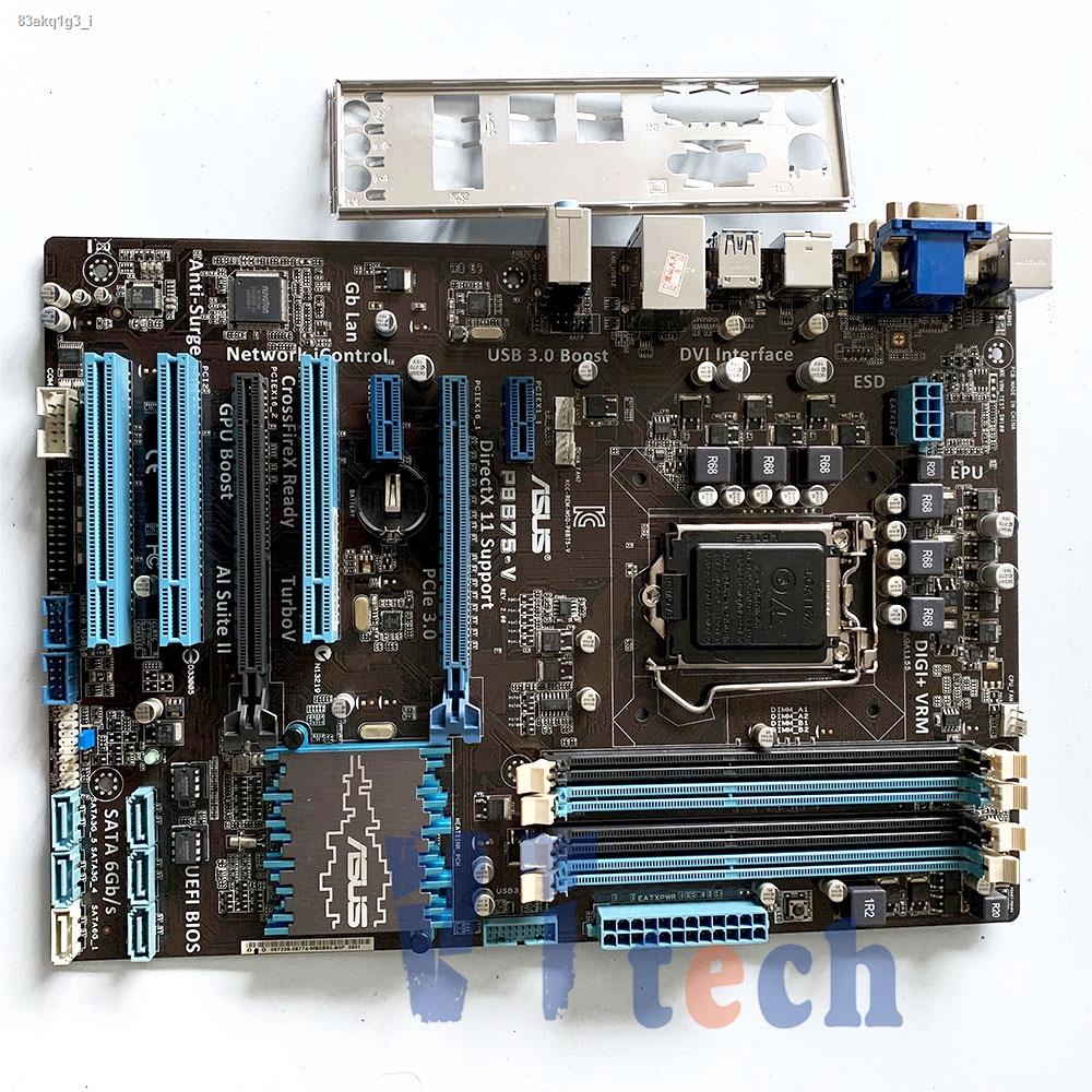 Asus P8B75-V Desktop Motherboard B75 Socket LGA 1155 i3 i5 i7 DDR3 32G ATX UEFI BIOS Original Used Mainboard On Sale