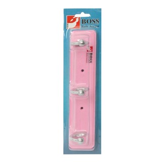 THE RICH BUYER BOSS ตะขอแขวนผ้า PVC รุ่น K401 สีชมพู ขอแขวนผ้า แขวนผ้า ขอแขวนผ้าในห้องน้ำ