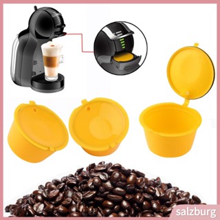 (salzburg) ถ้วยกาแฟแคปซูลสแตนเลส 3 ชิ้นสำหรับ Dolce Gusto