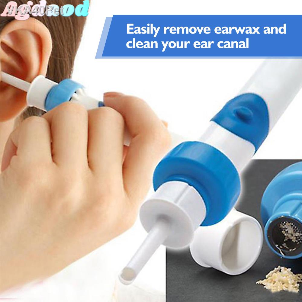 Electric Earpick Ear Spoon Ear Wax Removal Curette Picker Ear Cleaner Children Baby Ear Cleaning Care Safety Cordless Va