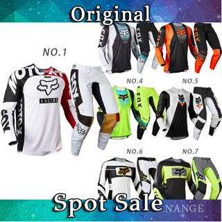 Hm8 2022 ใหม่ ชุดเสื้อแขนสั้น และกางเกง ลาย MX FOX RACING LE FLEXAIR VENIN Moto Gear สําหรับรถจักรยานยนต์วิบาก