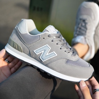 ▤ฤดูใบไม้ผลิและฤดูใบไม้ร่วง New Balance รองเท้าผ้าใบวิ่งเย็นรองเท้าคู่ใหม่ N word รองเท้าพ่อนักเรียนชายรองเท้าวิ่งระบายอ