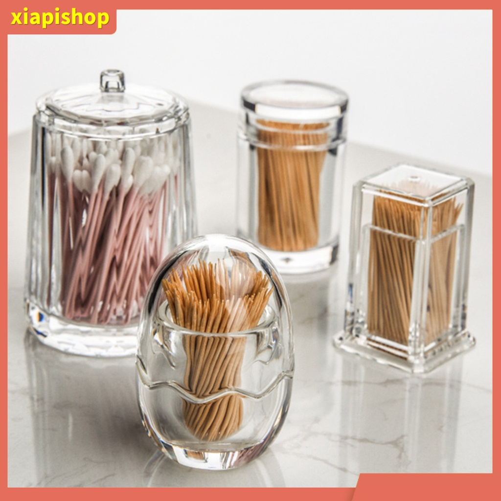 XIAPI+ กล่องเก็บไม้จิ้มฟัน ผ้าฝ้าย กันฝุ่น ที่ทนทาน สําหรับห้องรับประทานอาหาร
