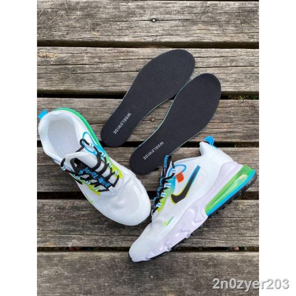 ✢✸⚡[ขนาด 37-45] พรีเมี่ยม 1:1 Nike Air Max 270 ตอบสนองทั่วโลก รองเท้าผู้ชายสีขาว prskรองเท้าผ้าใบผู้ชาย
