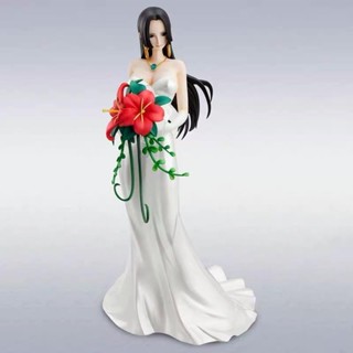 Figure One Piece[รุ่นคุณภาพสูง] ชุดแต่งงาน Empress Hand-Pop Boa Hancock Nine Snake Princess Qiwuhai รุ่นของเล่นเดสก์ท็อป