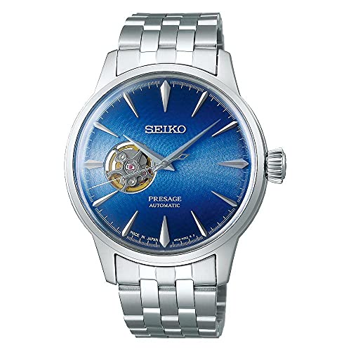 【ส่งตรงจากญี่ปุ่น】Seiko Presage นาฬิกาข้อมือค็อกเทล สายเหล็ก รูปหัวใจ สีฟ้า Ssa439J1
