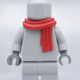 LEGO Scarf - Dark Red - LEGO เลโก้ มินิฟิกเกอร์ ตัวต่อ ของเล่น ACCESSORIES