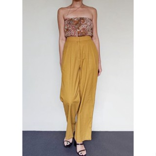 Linen cotton compfy pants,I am your mustard!