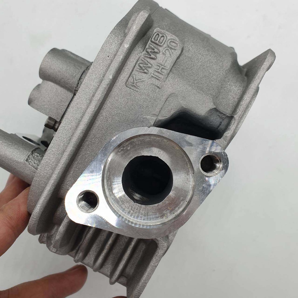 เวฟ110i ฝาวาล์ว WAVE110i สำหรับลูก 53-54 วาล์ว23/27 ใส่ลูกใหญ่กว่านี้ได้ ต้องไปขยายเบ้าเพิ่มเอง - รูปที่ 2