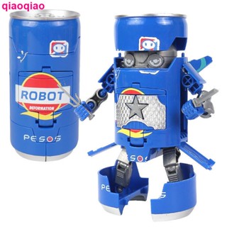 ของเล่นหุ่นยนต์ Cola Warrior Robot Influencer Deformation Soda เสริมการศึกษา สําหรับเด็ก 6 ปี