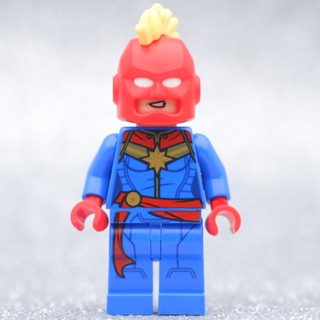 LEGO Captain Marvel Helmet (76153) HERO MARVEL - LEGO เลโก้ มินิฟิกเกอร์ ตัวต่อ ของเล่น