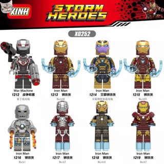 บล็อกตัวต่อเลโก้ Avengers Iron Man Mark War Machine ขนาดเล็ก 12 ซม. ของเล่นเสริมการเรียนรู้ สําหรับเด็ก