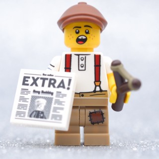 LEGO Newspaper Kid Series 24 - MINIFIGURE SERIES LEGO เลโก้ มินิฟิกเกอร์ ตัวต่อ ของเล่น