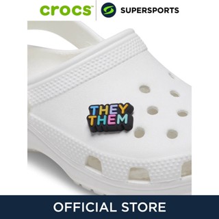 CROCS Jibbitz They Them Pronoun ตัวติดรองเท้า