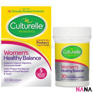 Culturelle Probiotics Women’s Healthy Balance 30 Vegetarian Capsules