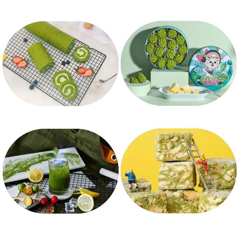 🌈สินค้าพร้อมส่ง🌈ผงชาเขียวมัทฉะแท้100% Matcha  Green Tea นำเข้าจากญีปุ่น 100กรัมA++ - รูปที่ 3