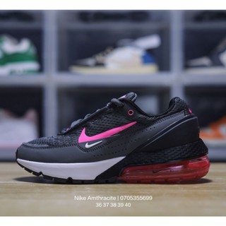 N_ike Air Max รองเท้าผ้าใบลําลอง กันลื่น สีดํา