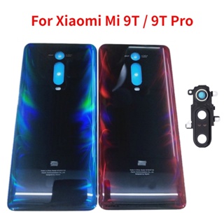 ใหม่ เคสแบตเตอรี่ด้านหลัง พร้อมเลนส์กล้อง และโลโก้ Mi แบบเปลี่ยน สําหรับ Xiaomi Mi 9T Mi 9T Pro