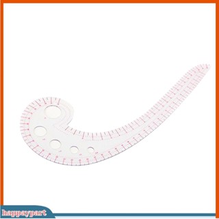 (happaypart) Comma Metric French Hip Curve Ruler Tailor Measure Tool for Sewing Dressmaking